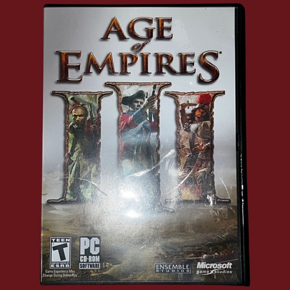 Age Of Empires III 3 PC Video Game CD-ROM Windows XP